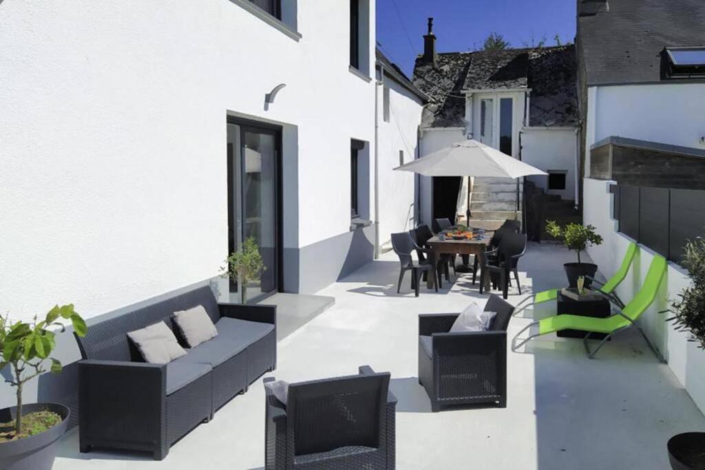 Maison de 2 à 8 personnes 5 chambres Portbail Exterior foto
